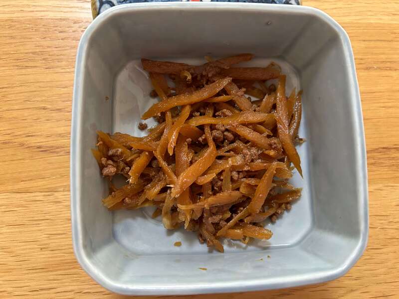 浅草今半　牛肉牛蒡