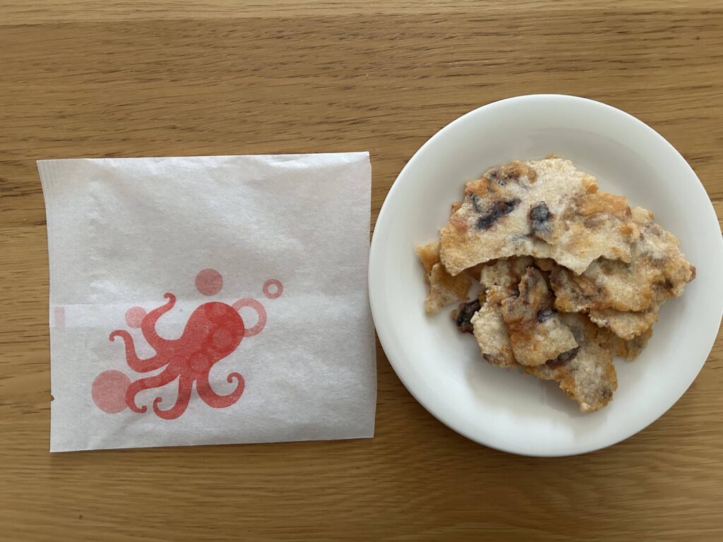 タコから揚げせんべい