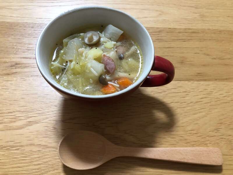ストウブ鍋 野菜スープ