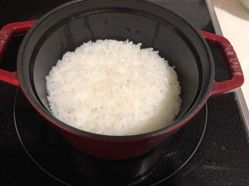 ストウブ鍋　炊飯
