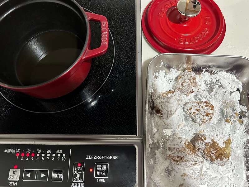 ストウブ鍋　から揚げ