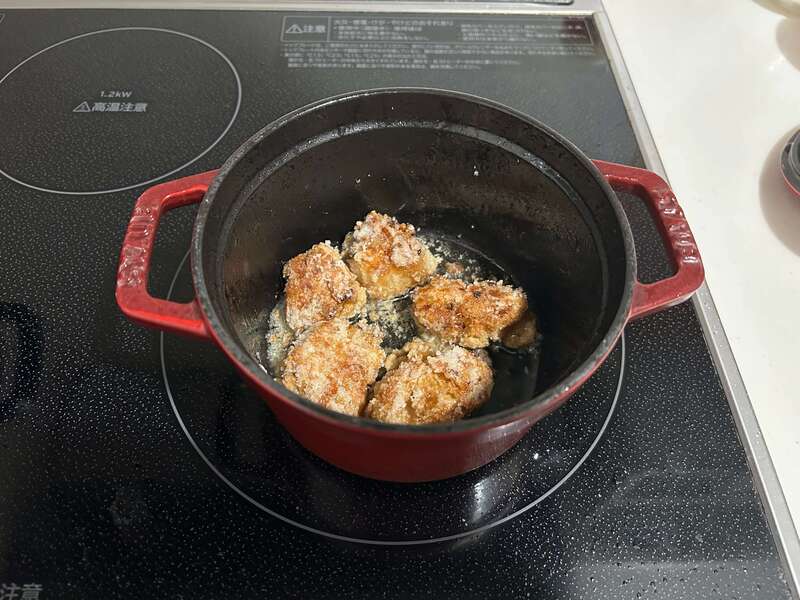 ストウブ鍋　から揚げ